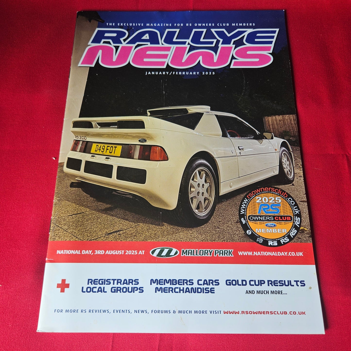 Rallye News Magazine January February 2025 Ford RS200 Gold Cup (1448)