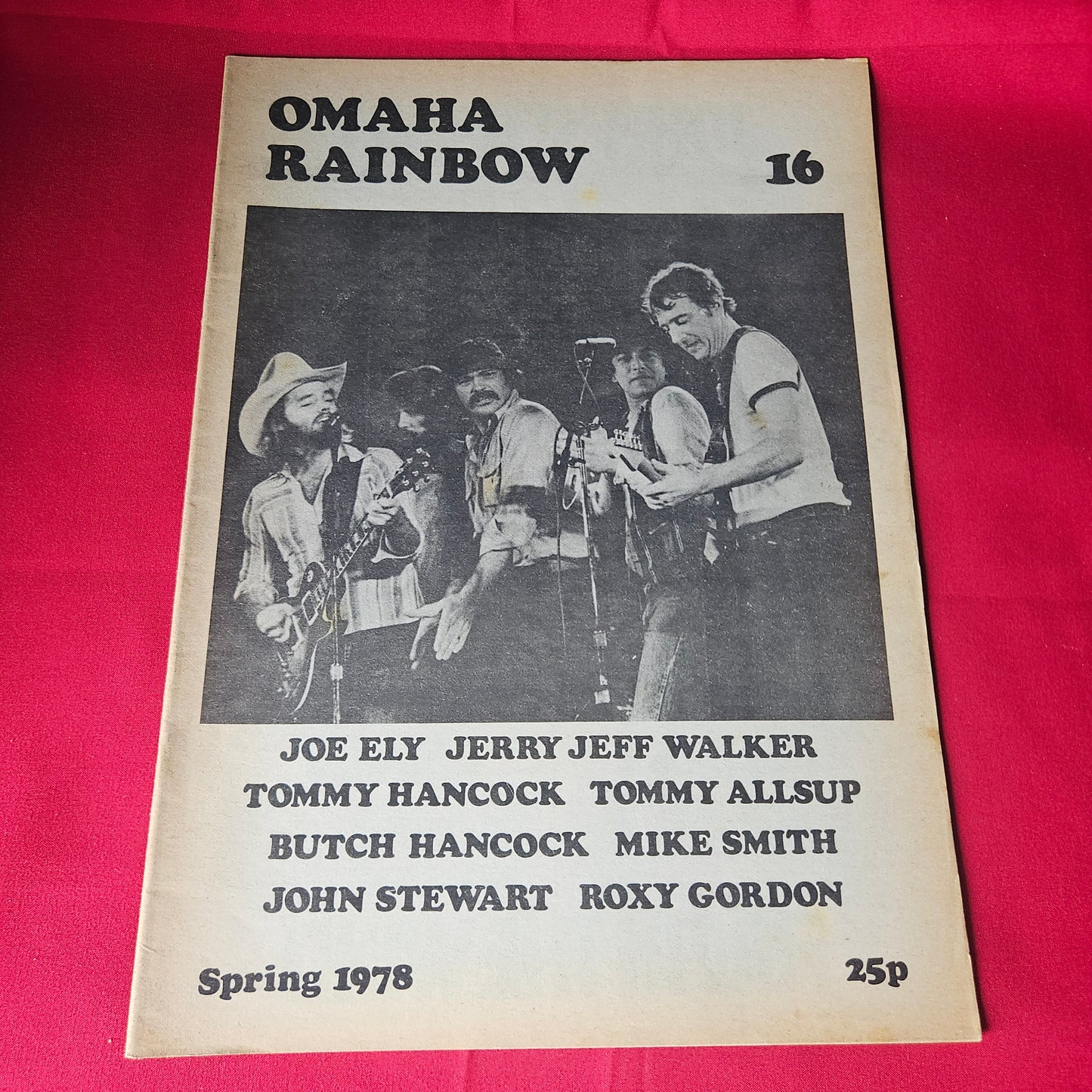 15x Omaha Rainbow Magazine Bundle / Job Lot 1976-1979 Country Rock John Stewart Emmylou SBA1449