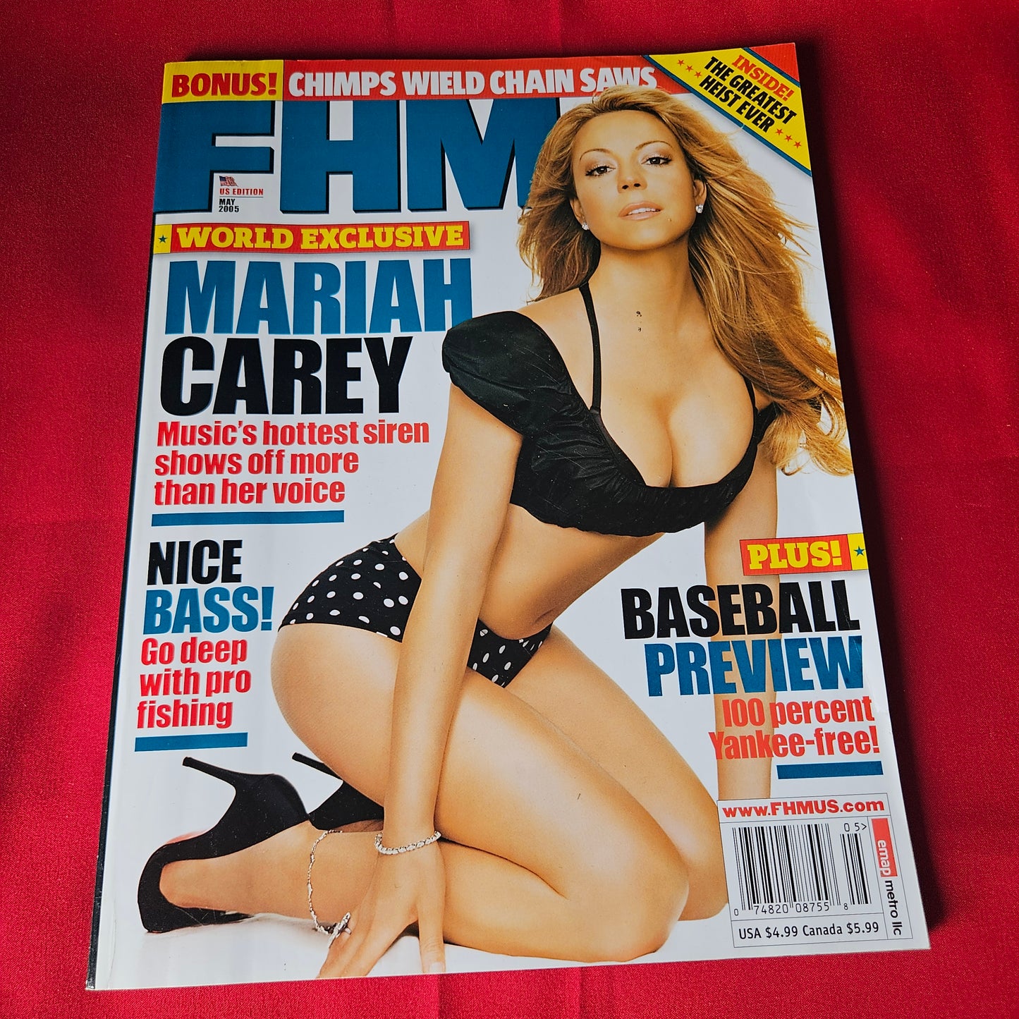 FHM Magazine May 2005 Mariah Carey Mayra Veronica Johan Santana (1451)