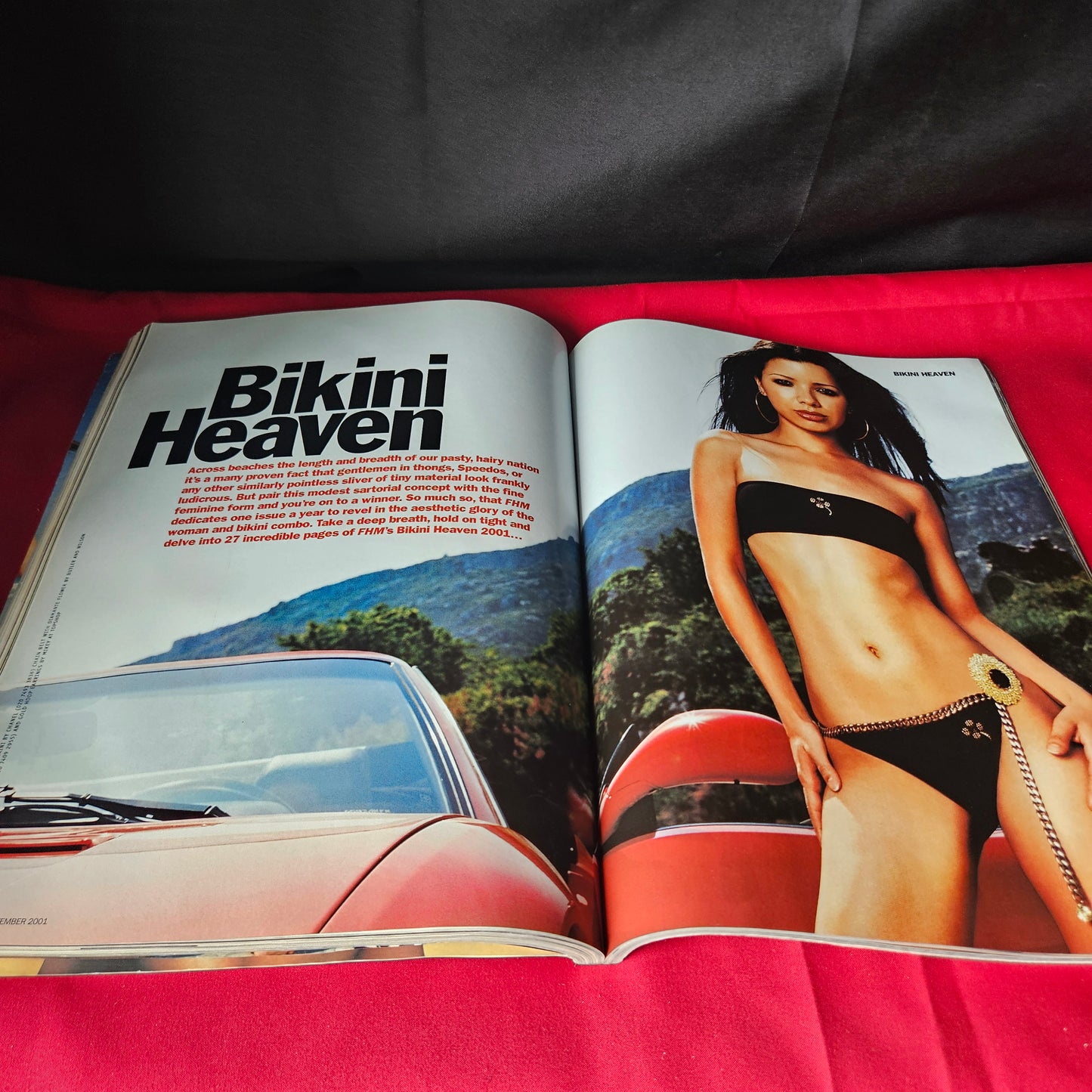 FHM Magazine November 2001 Tara Reid Lisa Left Eye Lopes Fold-Out Cover (1451)