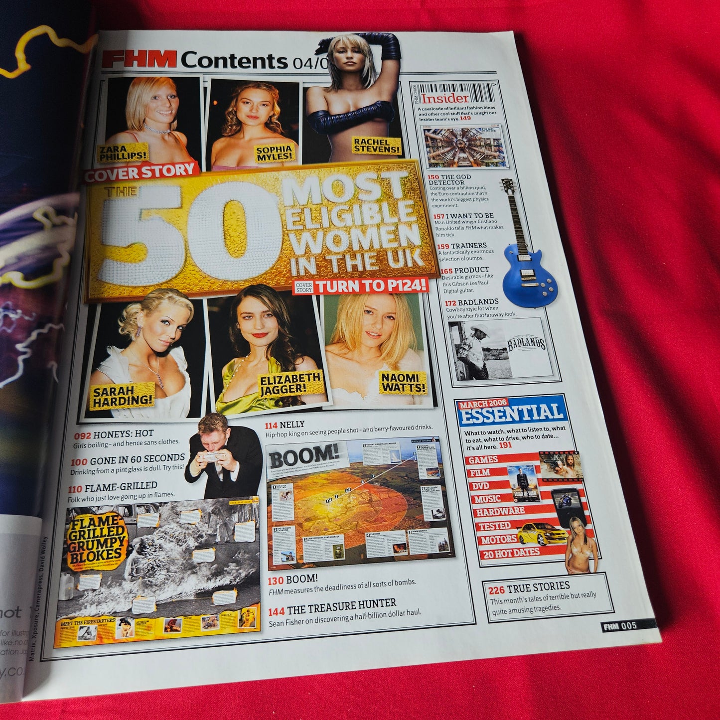 FHM Magazine April 2006 Victoria Silvstedt Rachel Stevens Sarah Harding (1451)
