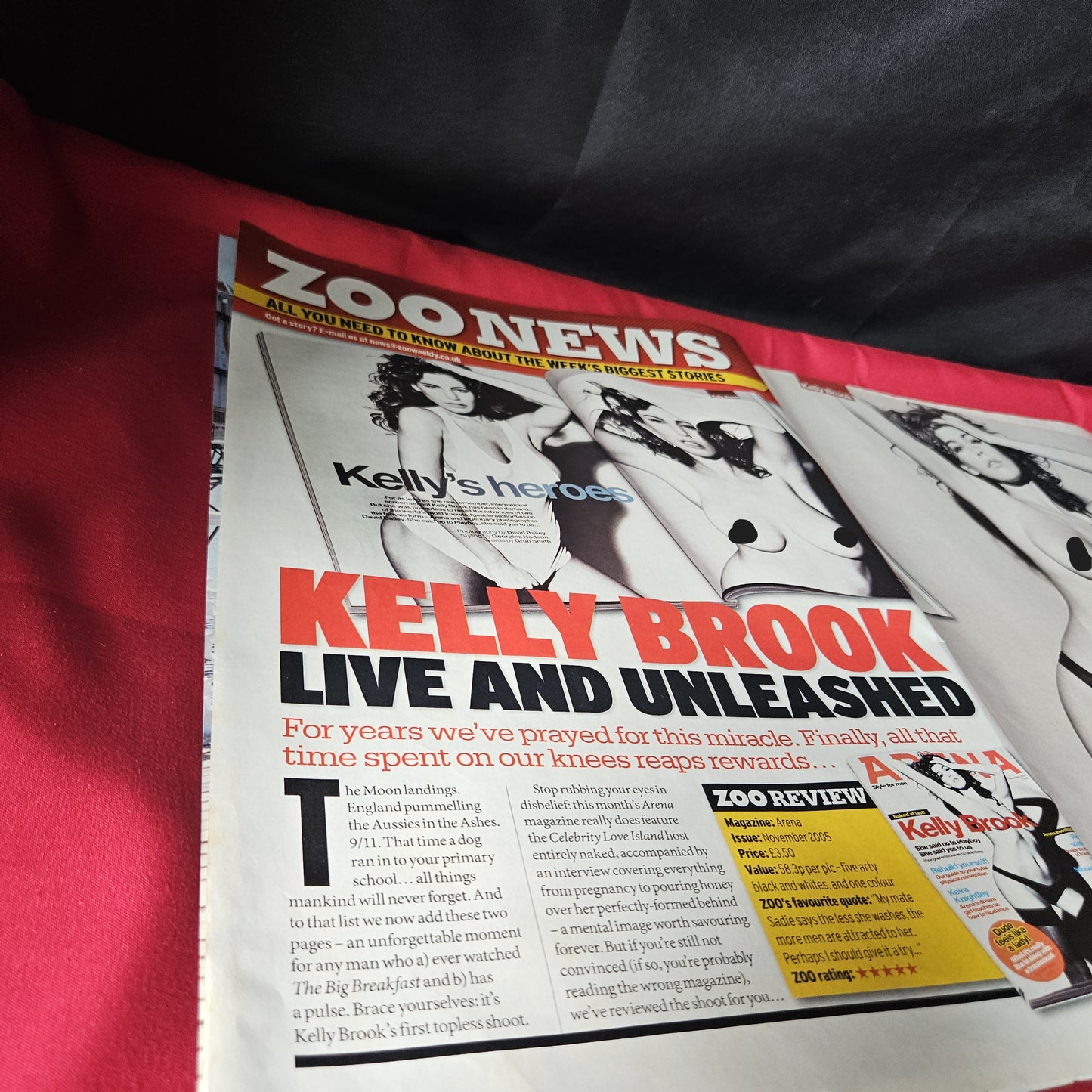 Zoo Magazine 7-13 October 2005 RARE Josie Maran Kelly Brook Issue 87 (1452)