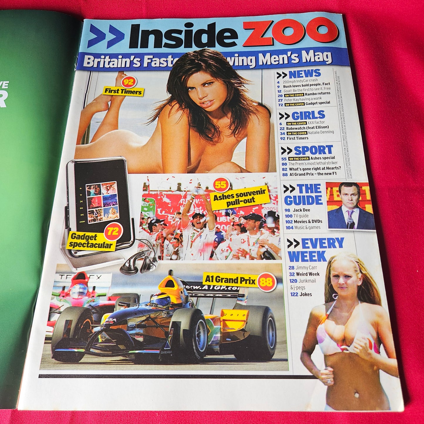 Zoo Magazine 23-29 September 2005 RARE Natalie Denning Jennifer Ellison (1452)