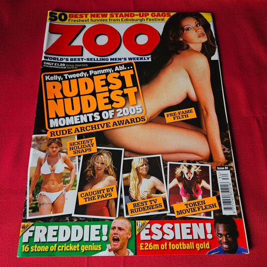 Zoo Magazine 26 August–1 September 2005 RARE Kelly Brook Cheryl Tweedy Pamela Anderson (1452)