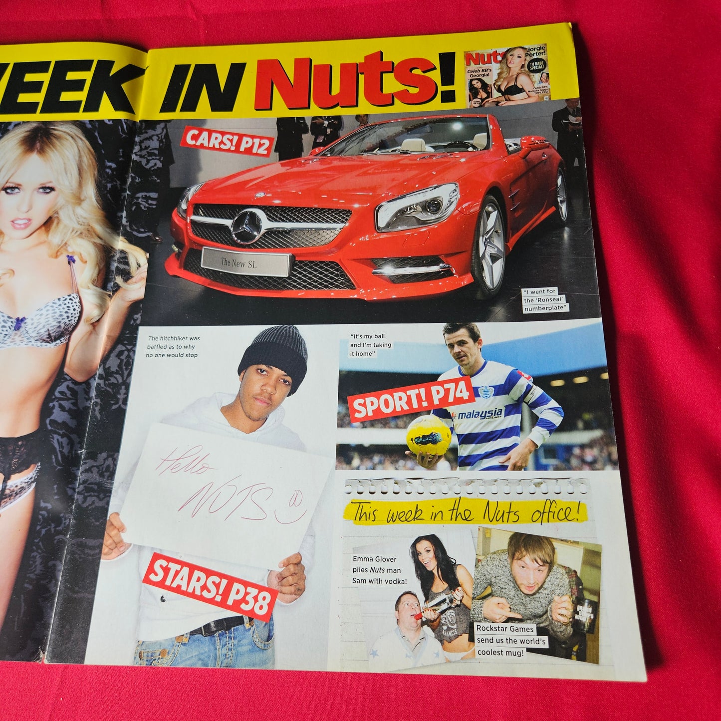Nuts Magazine 20-26 January 2012 RARE POSTER Jorgie Porter Georgia Salpa SKU 1453