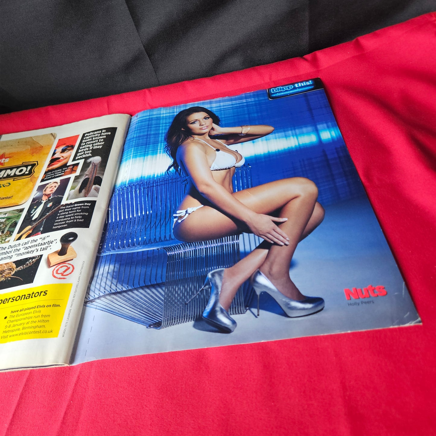 Nuts Magazine 6-12 January 2012 RARE POSTER Holly Peers Rhian Sugden SKU 1453