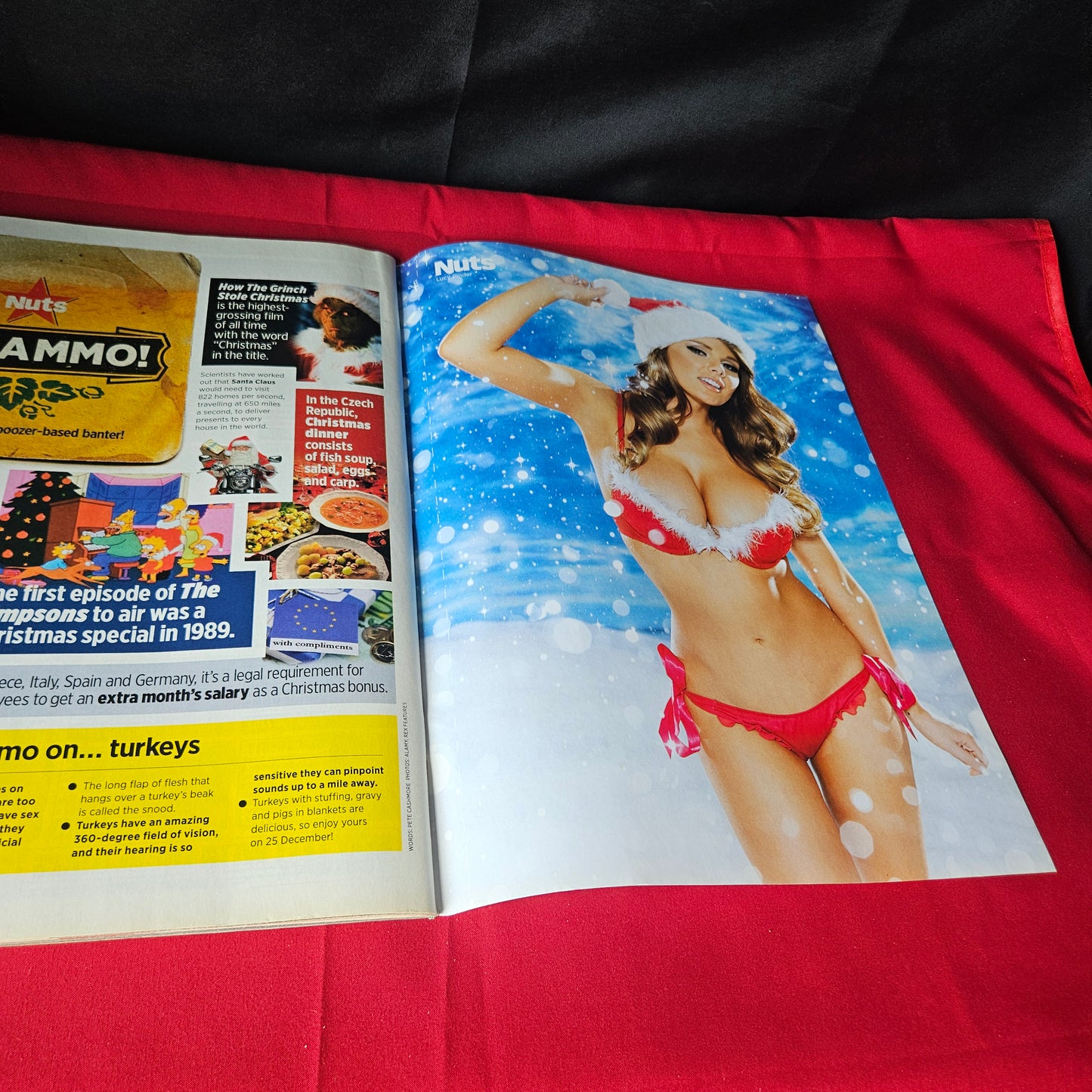 Nuts Magazine 14-27 December 2012 RARE Lucy Pinder Holly Peers SKU 1453