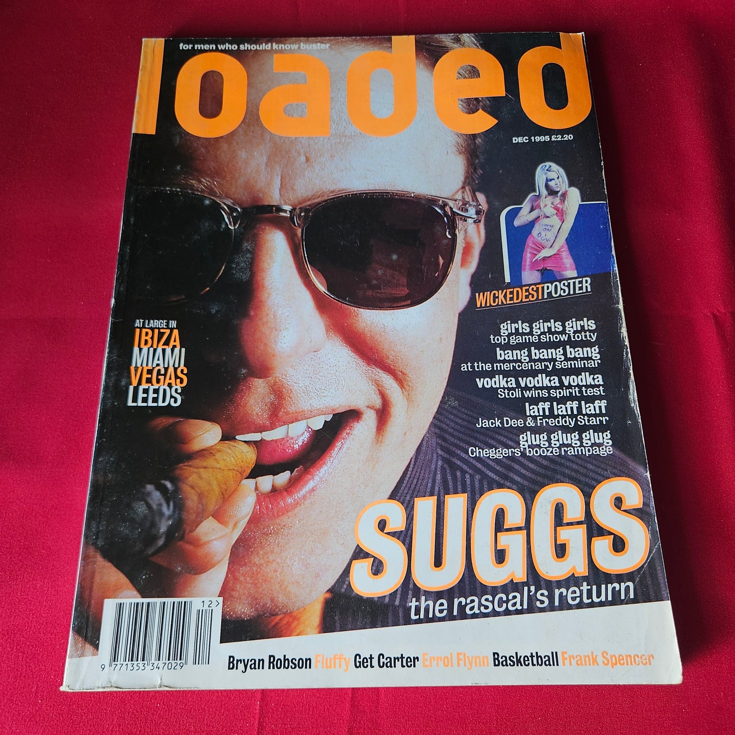 Loaded Magazine December 1995 RARE Suggs Natalie Imbruglia Ozzy Osbourne SKU 1454