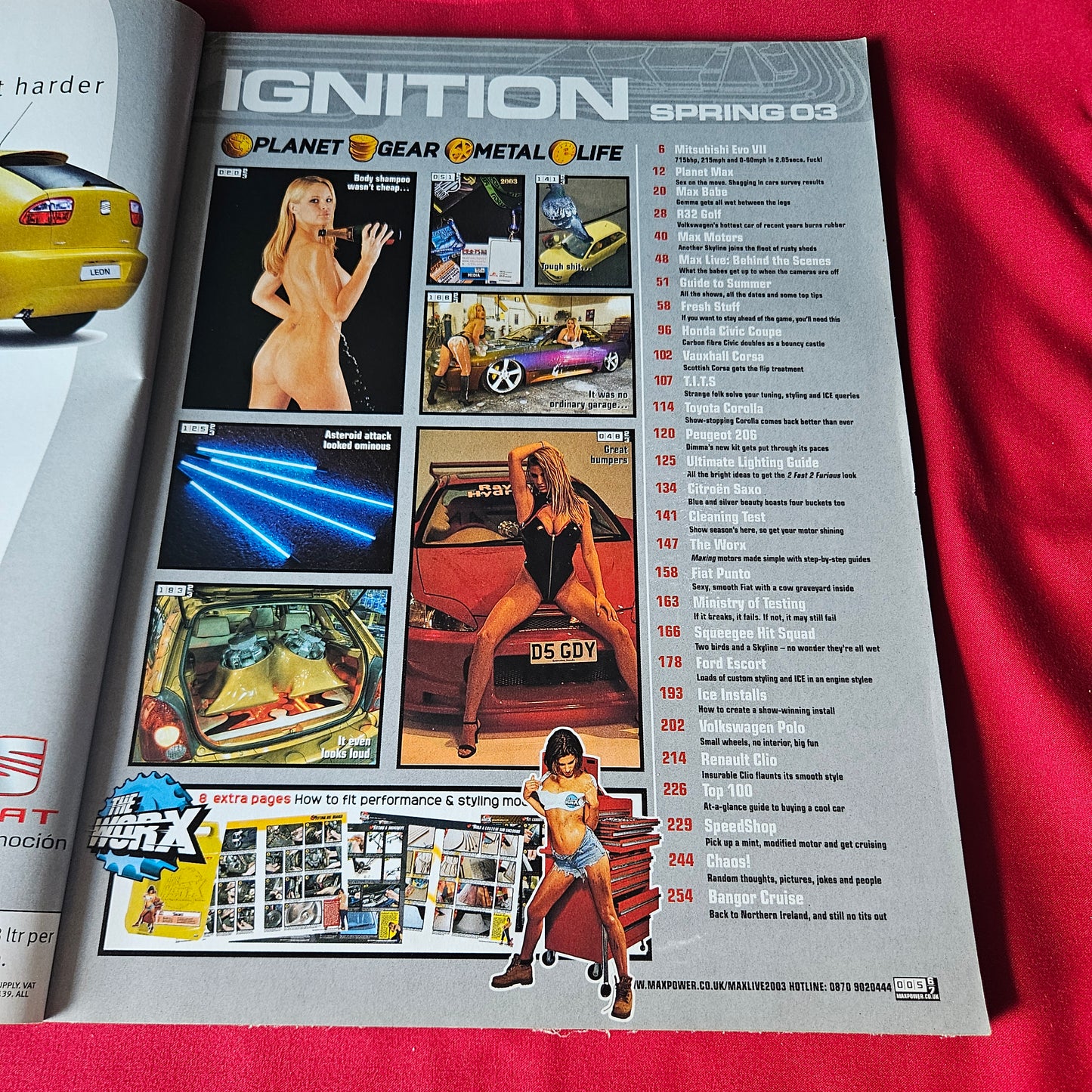 Max Power Magazine Spring 2003 RARE Mitsubishi Evo VII Gemma SKU 1455