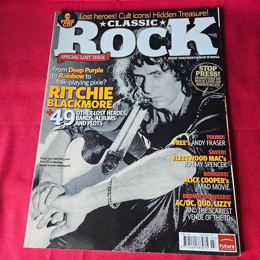 Classic Rock Magazine March 2006 Ritchie Blackmore Deep Purple Rainbow SKU 1456