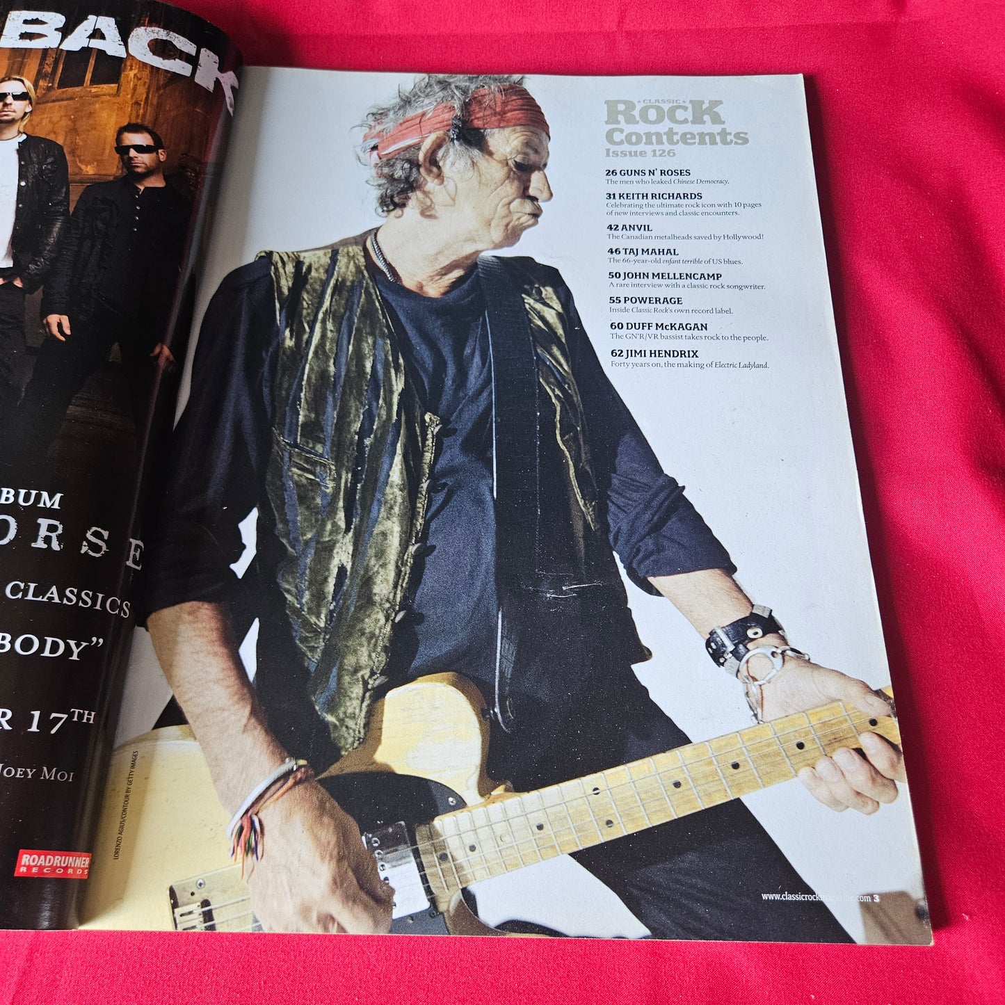 Classic Rock Magazine December 2008 Keith Richards Guns N Roses Duff McKagan 1456
