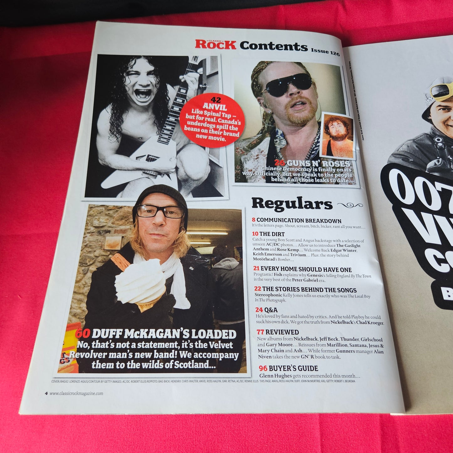 Classic Rock Magazine December 2008 Keith Richards Guns N Roses Duff McKagan 1456