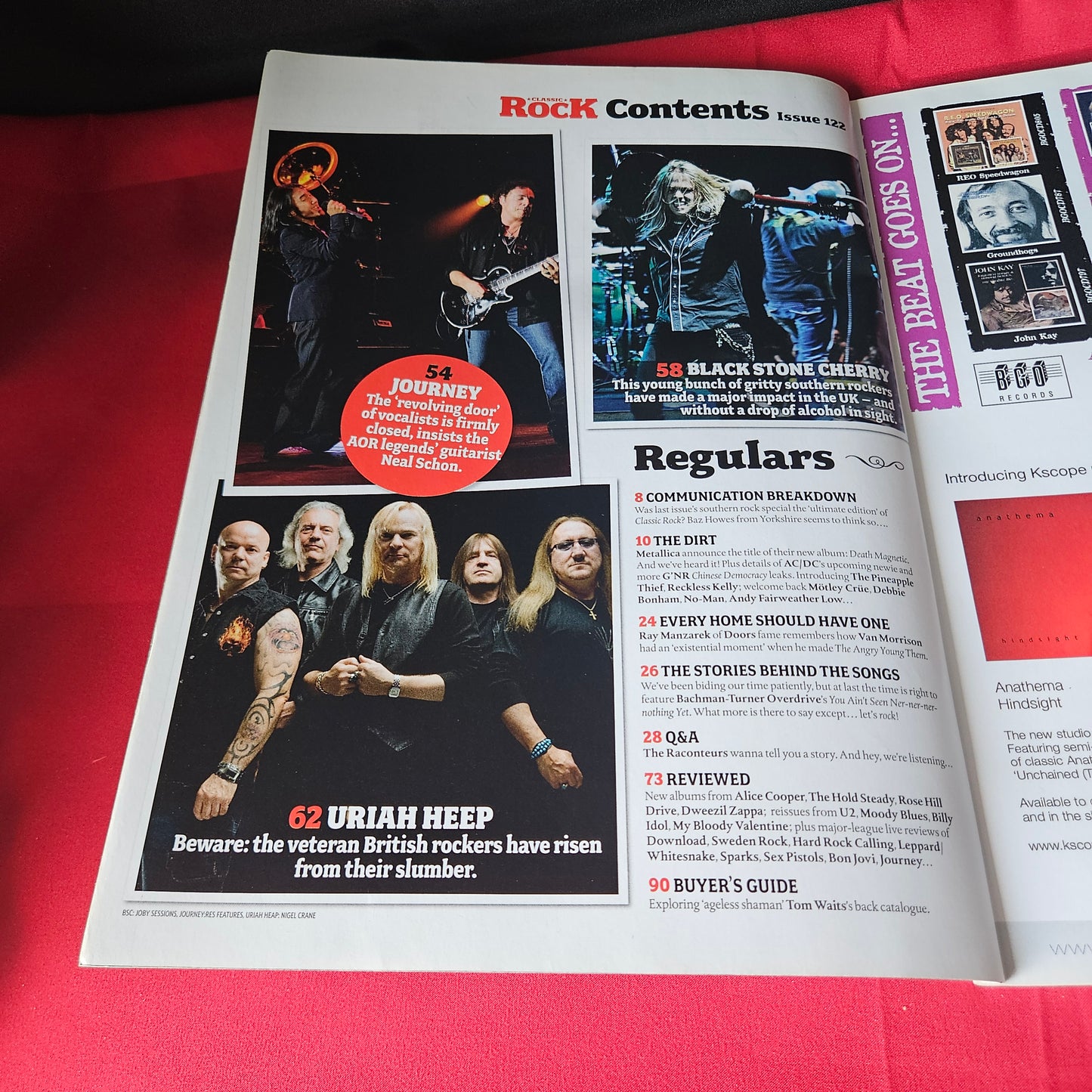 Classic Rock Magazine August 2008 Rush Metallica AC/DC Guns N Roses Kiss 1456