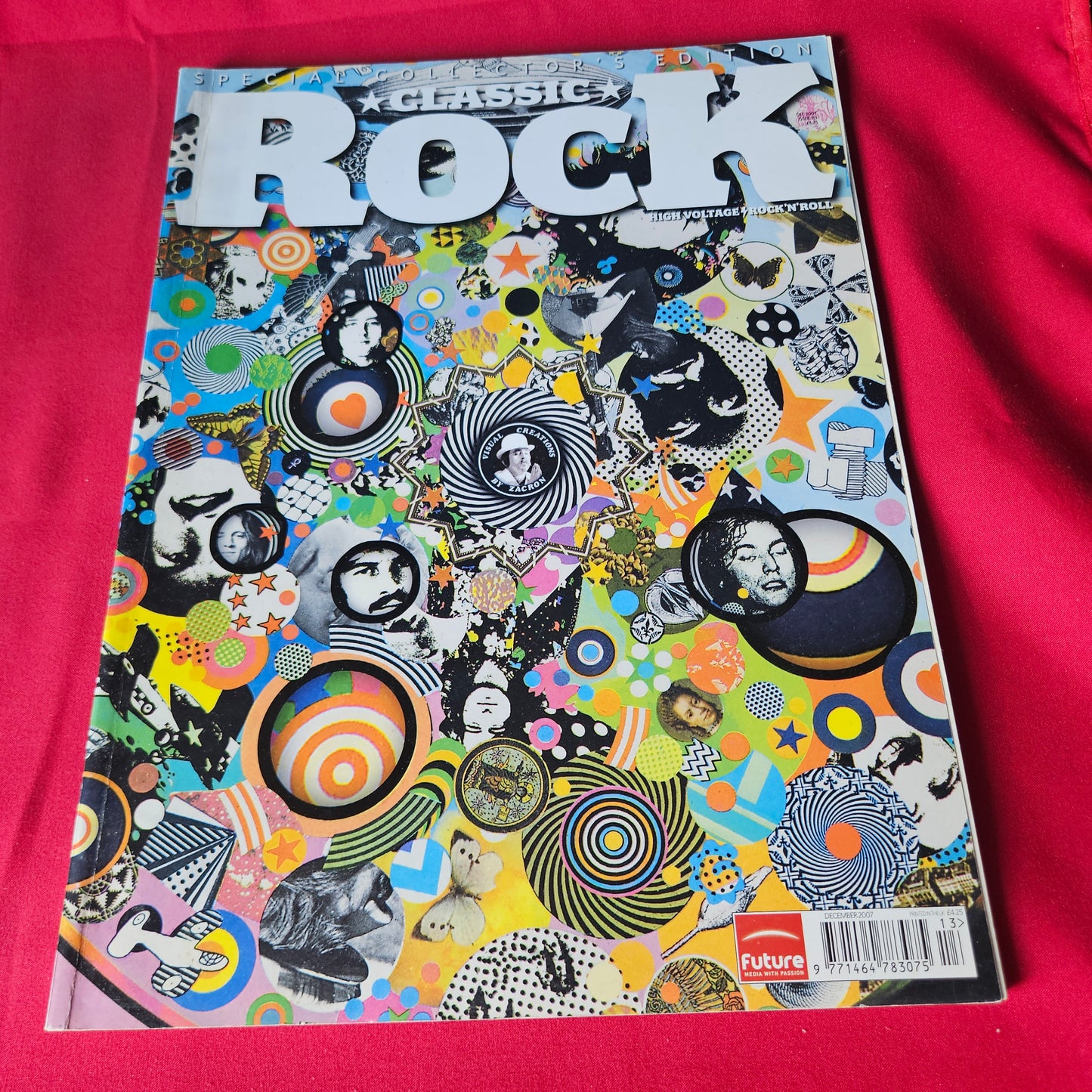 Classic Rock Magazine December 2007 Issue 113 Led Zeppelin Jimmy Page Rush 1456