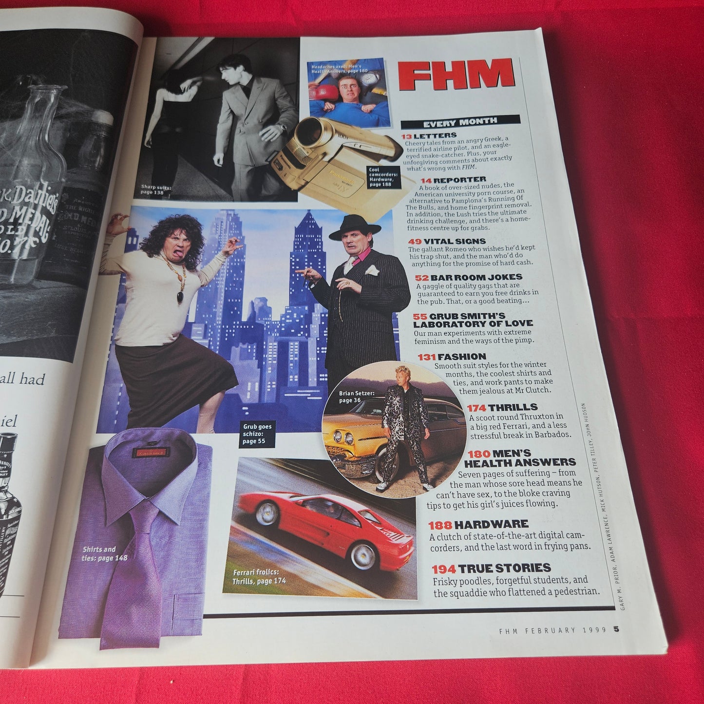 FHM Magazine February 1999 Issue 109 Gail Porter Andrea Nemcova SKU 1458