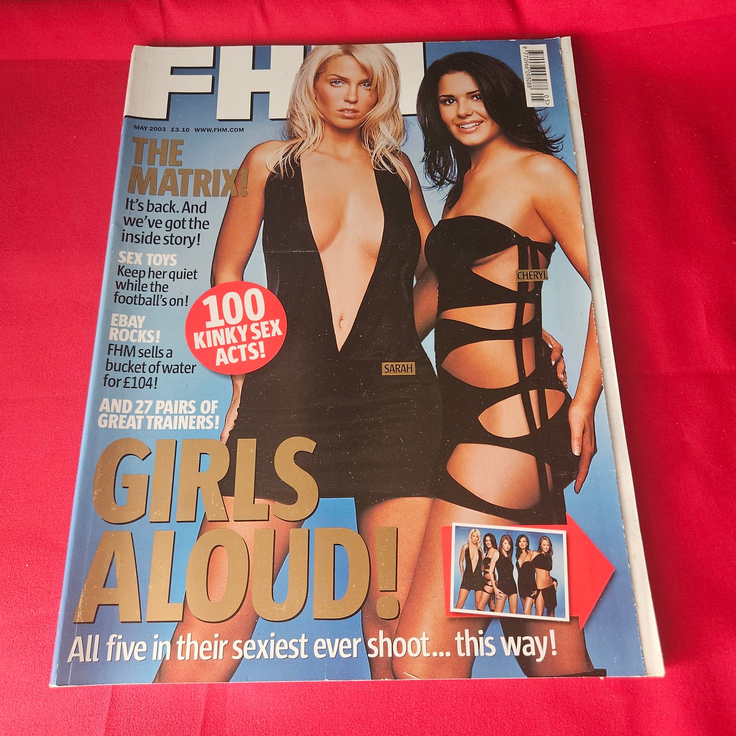 FHM Magazine May 2003 Rare Girls Aloud Cheryl Tweedy Sarah Harding Kimberley Walsh