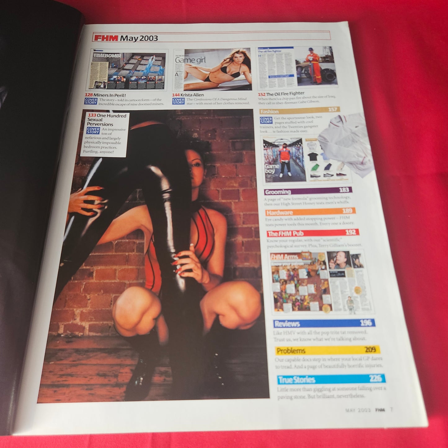 FHM Magazine May 2003 Rare Girls Aloud Cheryl Tweedy Sarah Harding Kimberley Walsh