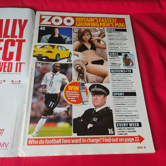 Zoo Magazine 25-31 March 2005 Nikki Sanderson Hollyoaks Sienna Miller SKU 1464