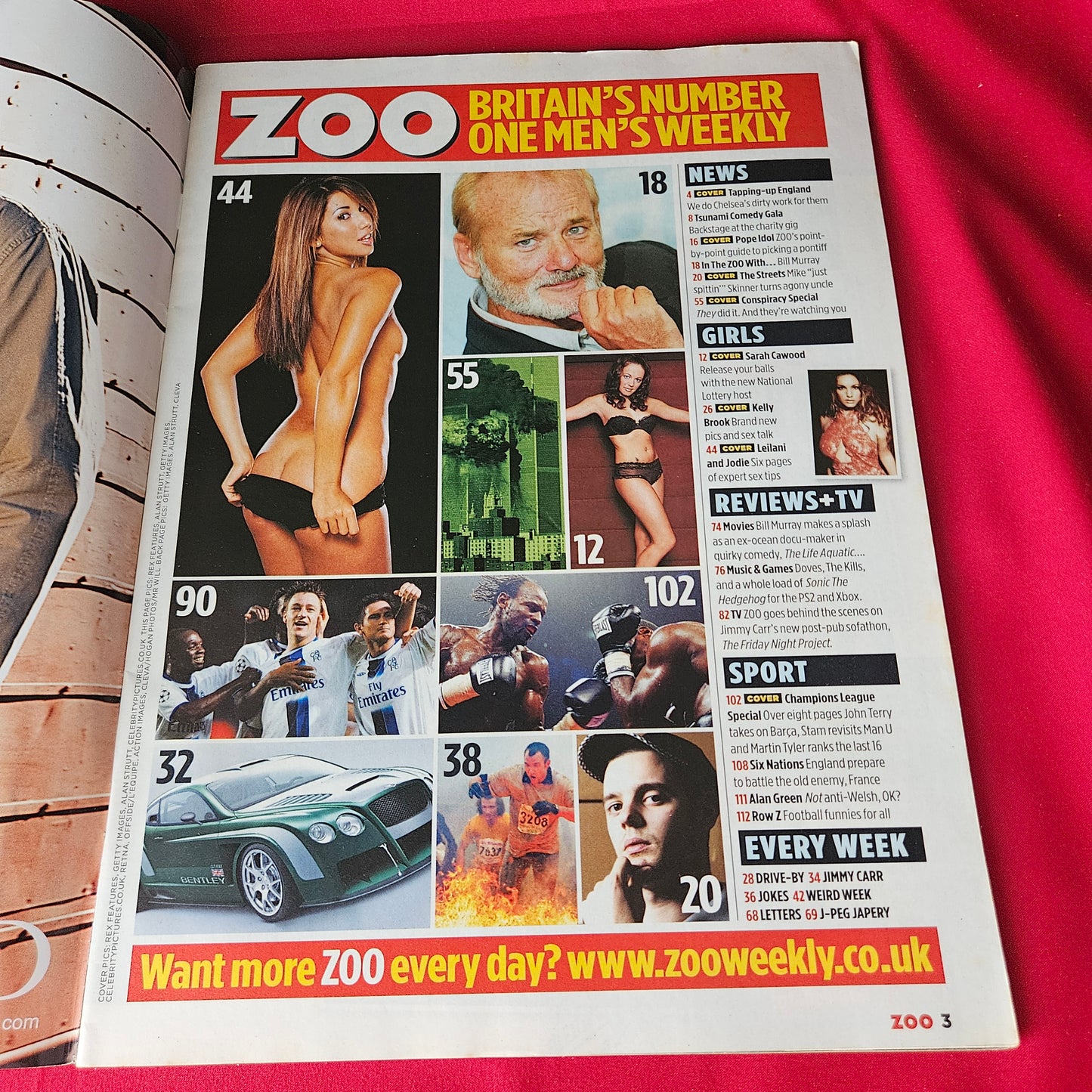 Zoo Magazine 18-24 February 2005 Kelly Brook Leilani Jodie Issue 54 SKU 1464