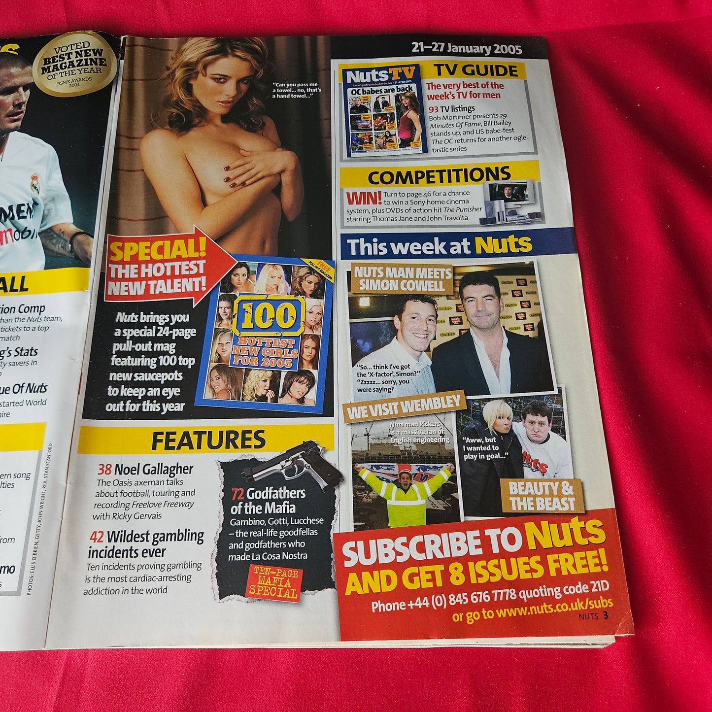 Nuts Magazine 21-27 January 2005 Katie Downes Delta Sophie Howard SKU 1466