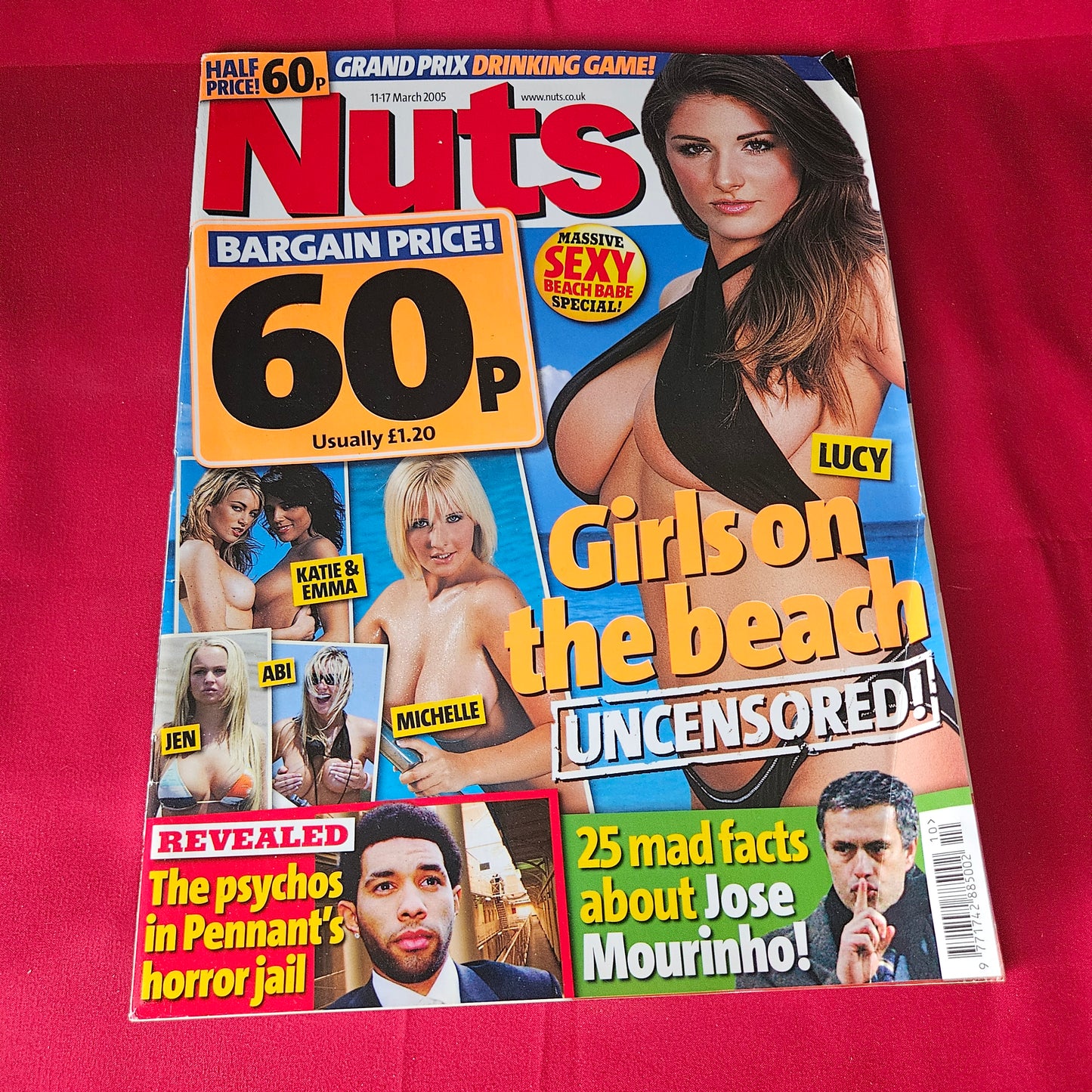 Nuts Magazine 11-17 March 2005 Lucy Pinder Michelle Marsh Katie Downes Emma Davis SKU 1466