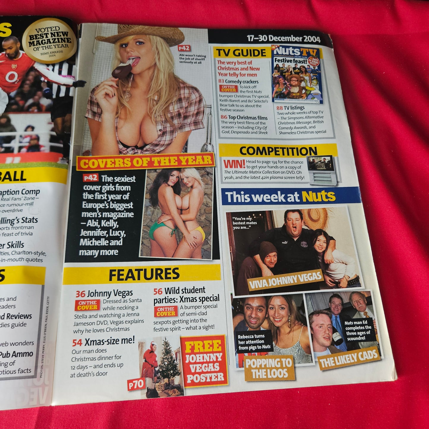 Nuts Magazine 17-30 December 2004 Jennifer Ellison Abi Titmuss Kelly Brook SKU 1466