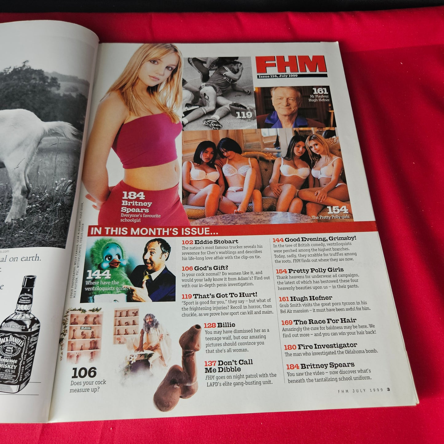 FHM Magazine July 1999 Britney Spears Sarah Michelle Gellar Issue 114 SKU 1465