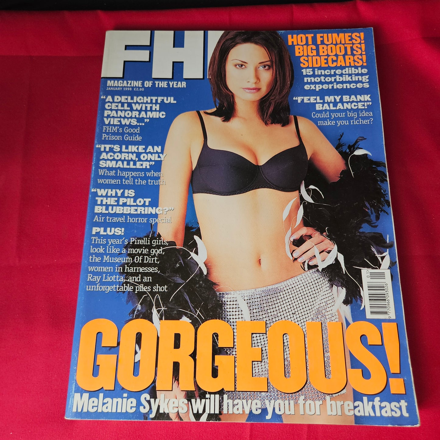 FHM Magazine January 1998 Melanie Sykes Laura Cisneros SKU 1465