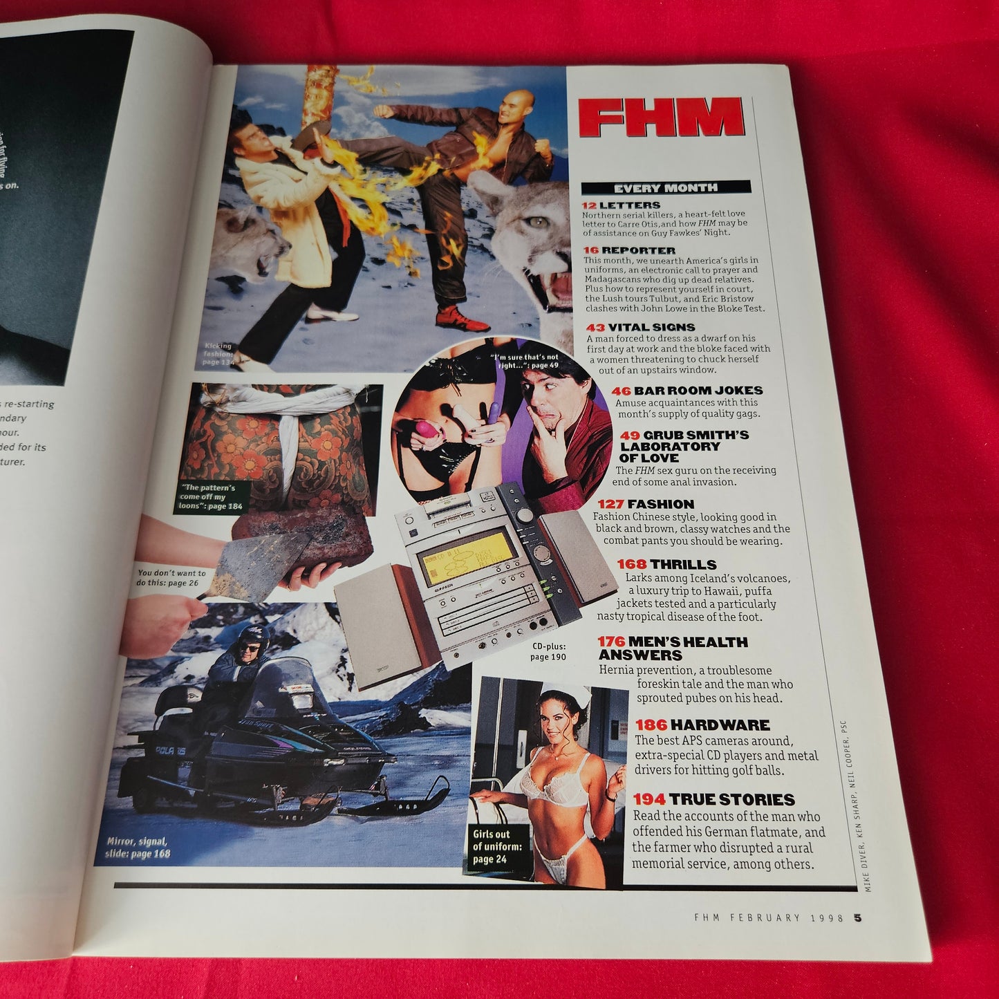 FHM Magazine February 1998 Kylie Minogue Model Feature SKU 1465