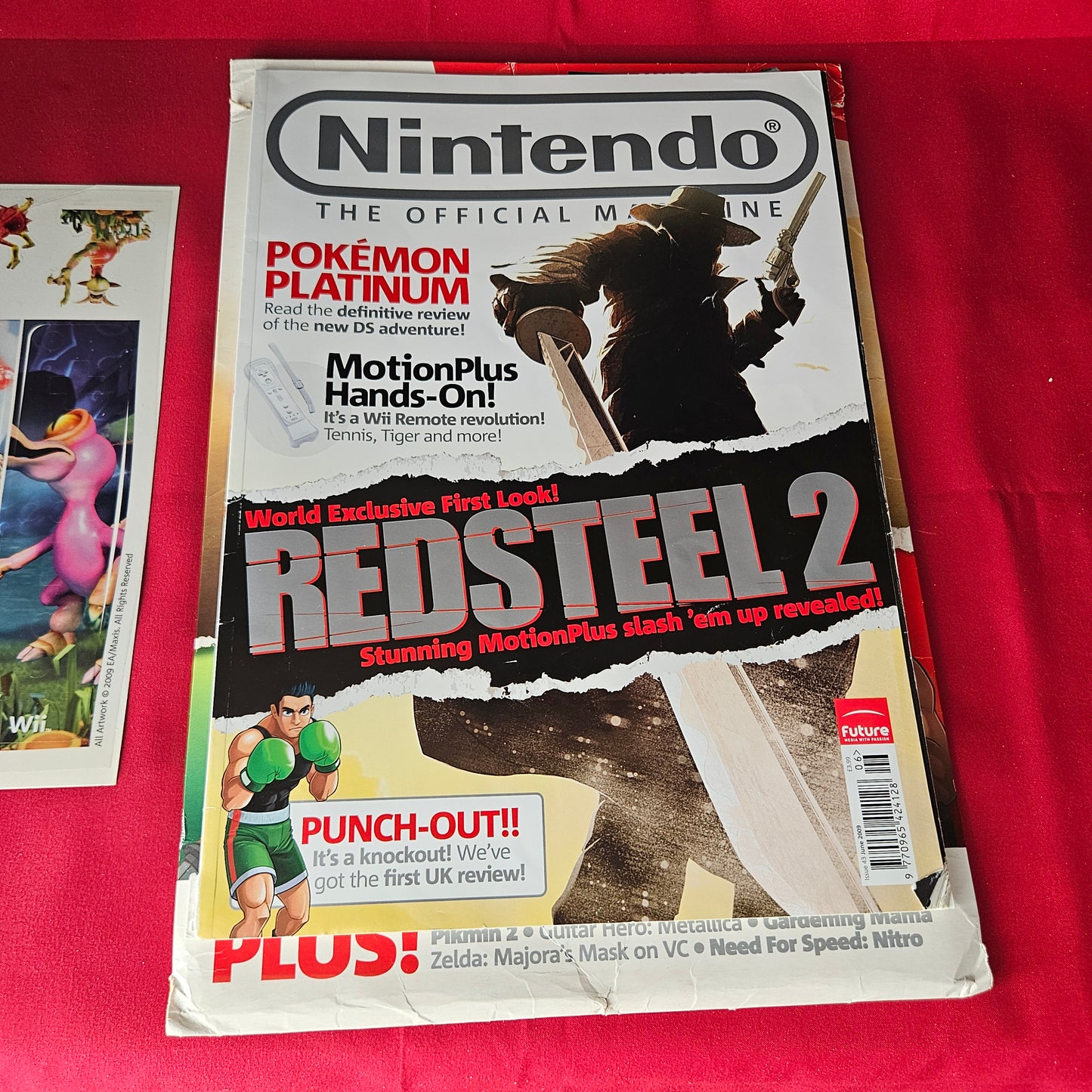 Official Nintendo Magazine June 2009 Red Steel 2 Pokemon Platinum Punch-Out Wii SKU 1467