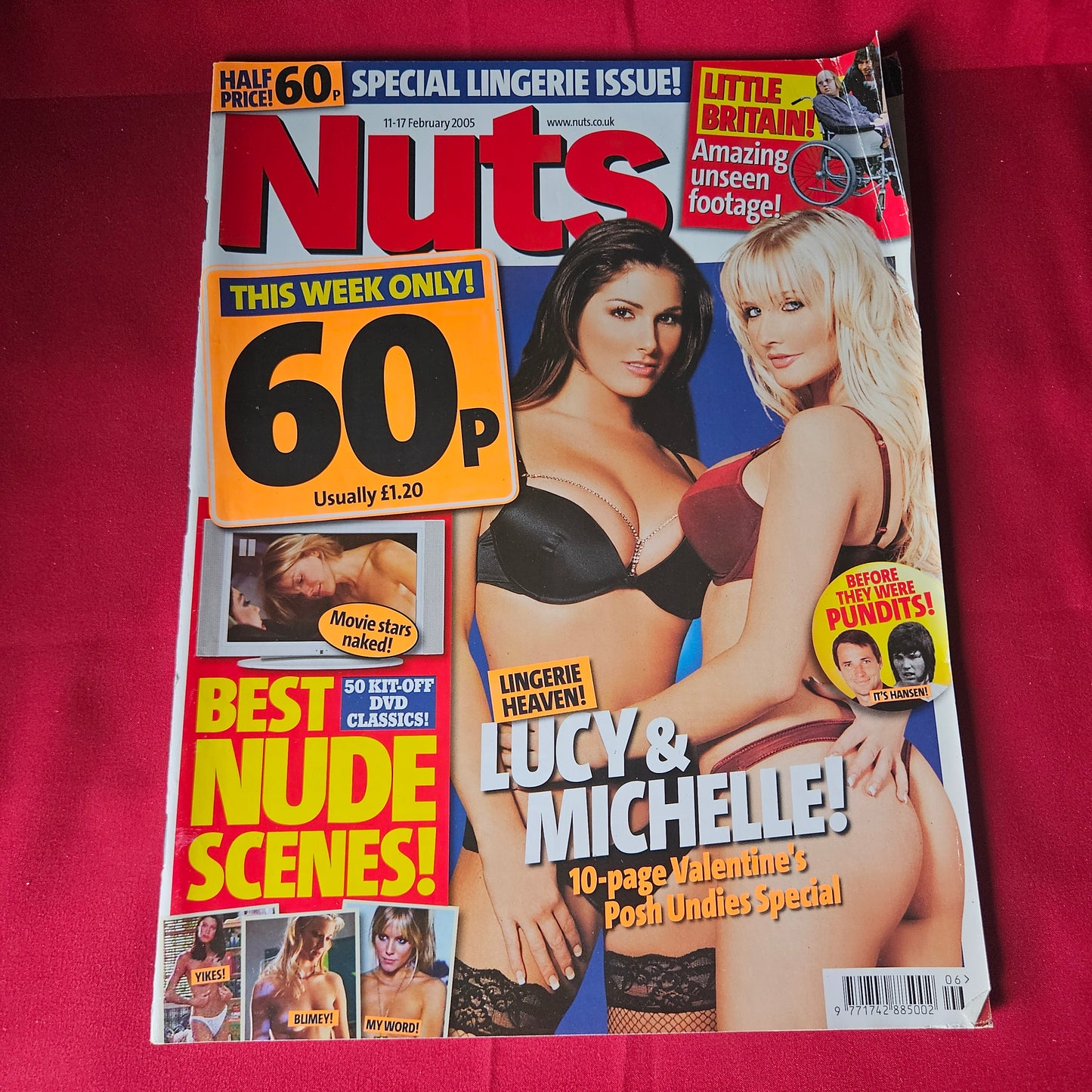 Nuts Magazine 11-17 February 2005 Lucy Pinder Michelle Marsh Emma Davis Lauren Pope SKU 1468
