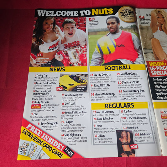 Nuts Magazine 25 February-3 March 2005 Jordan Katie Price Lucy Pinder Shell SKU 1468