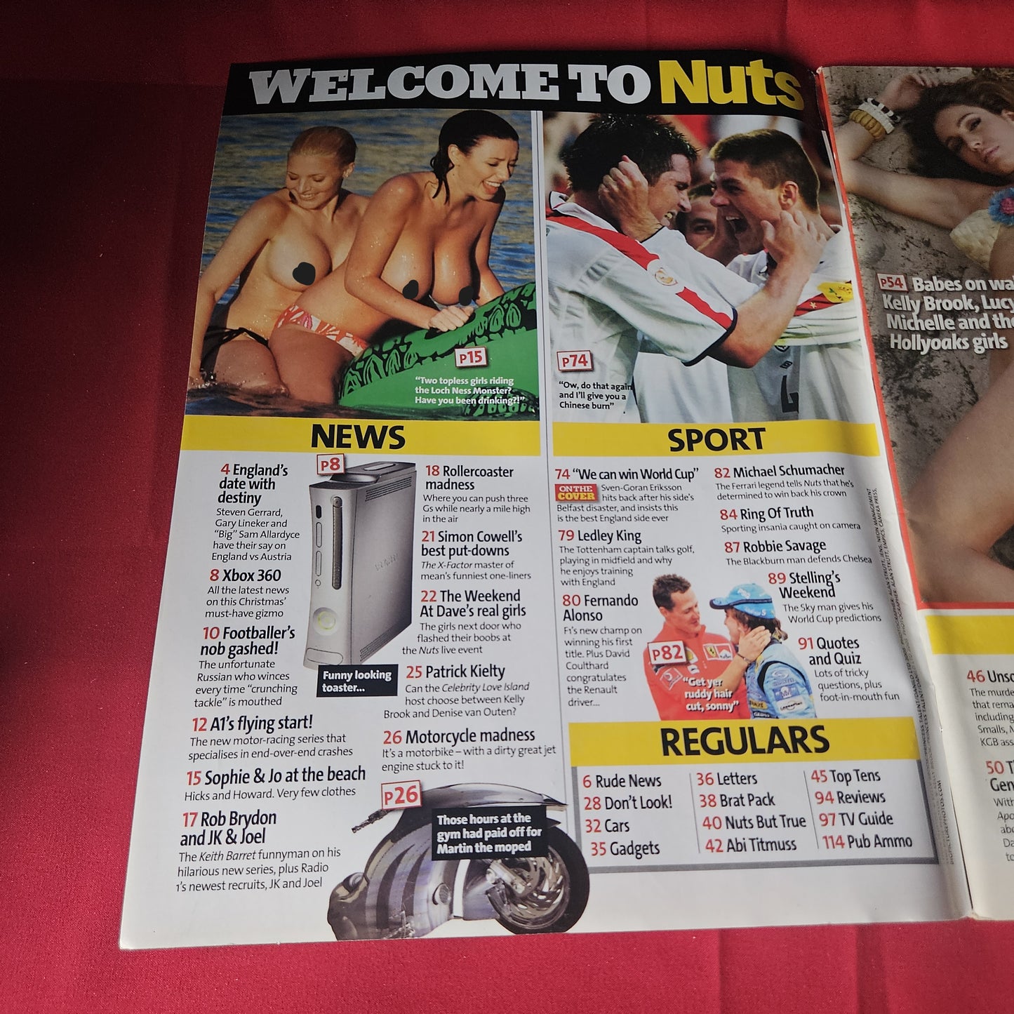 Nuts Magazine 7-13 October 2005 Kelly Brook Lucy Pinder Michelle Marsh SKU 1468