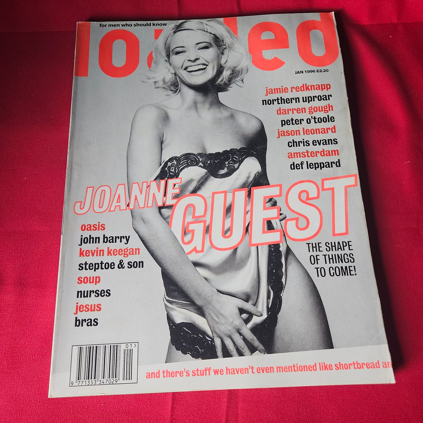 Loaded Magazine January 1996 Joanne Guest Cristina Rinaldi SKU 1470