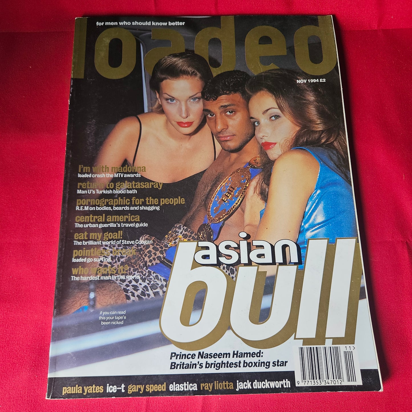 Loaded Magazine November 1994 Paula Yates Prince Naseem SKU 1470