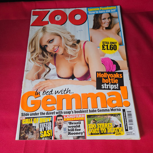 ZOO Magazine 13-19 November 2009 Gemma Merna Sammie Pennington SKU 1471