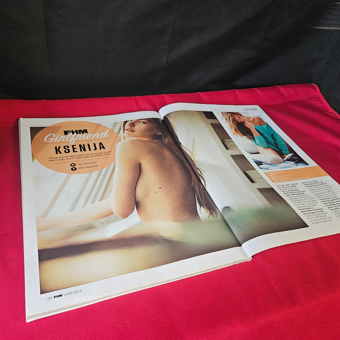 FHM Magazine June 2014 Ksenija FHM Girlfriend Model SKU 1472