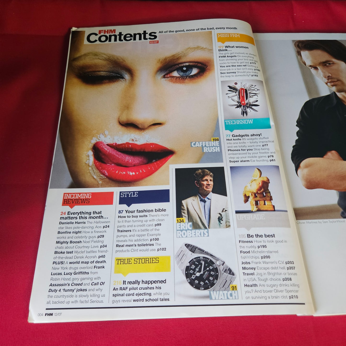 FHM Magazine December 2007 Hilary Duff Emma Griffiths Models SKU 1472