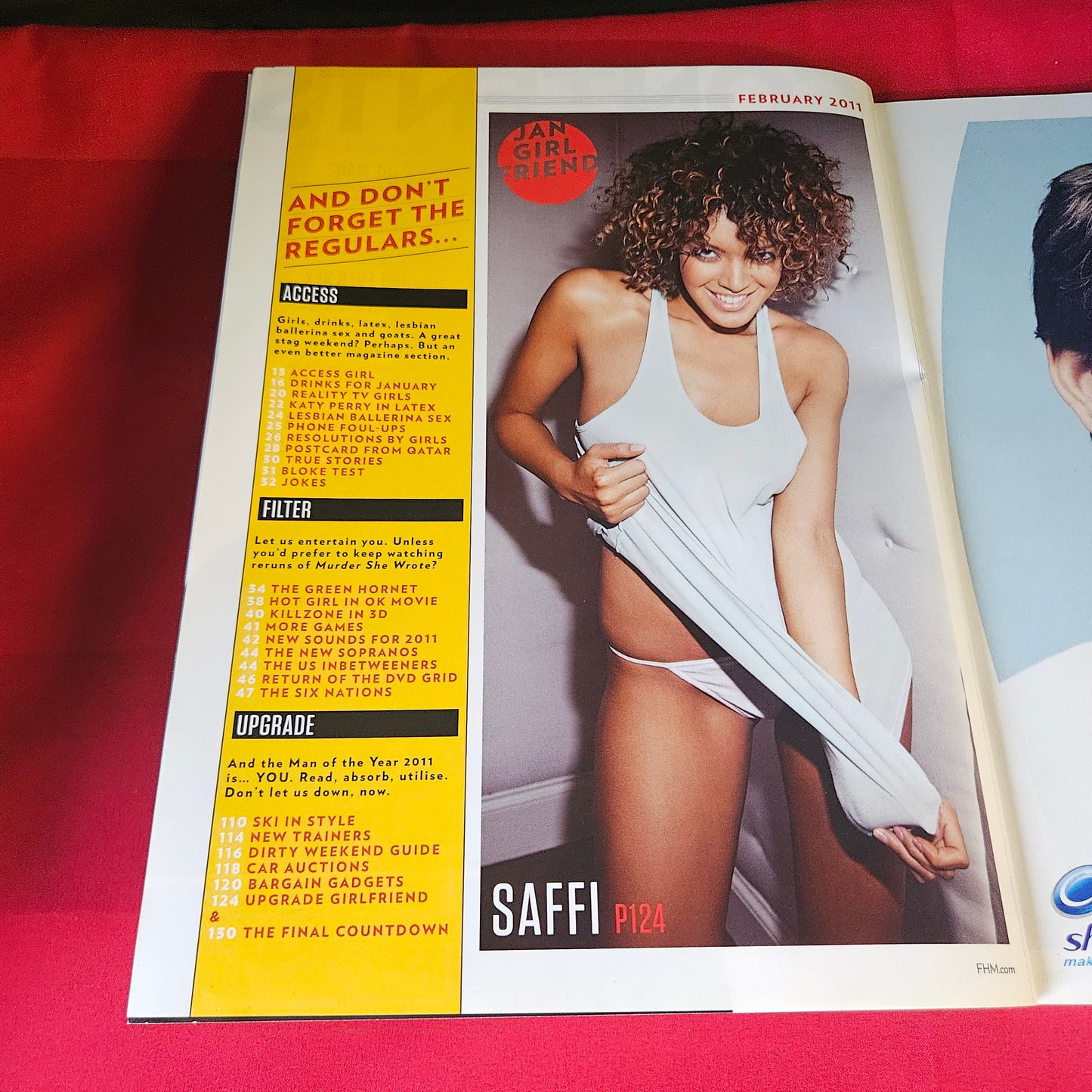 FHM Magazine February 2011 Nicole Scherzinger Safi Matt Damon Sarah Butler SKU 1474