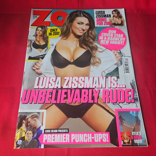 Zoo Magazine 29 March-3 April 2014 POSTER Luisa Zissman Glamour Model Issue SKU 1481