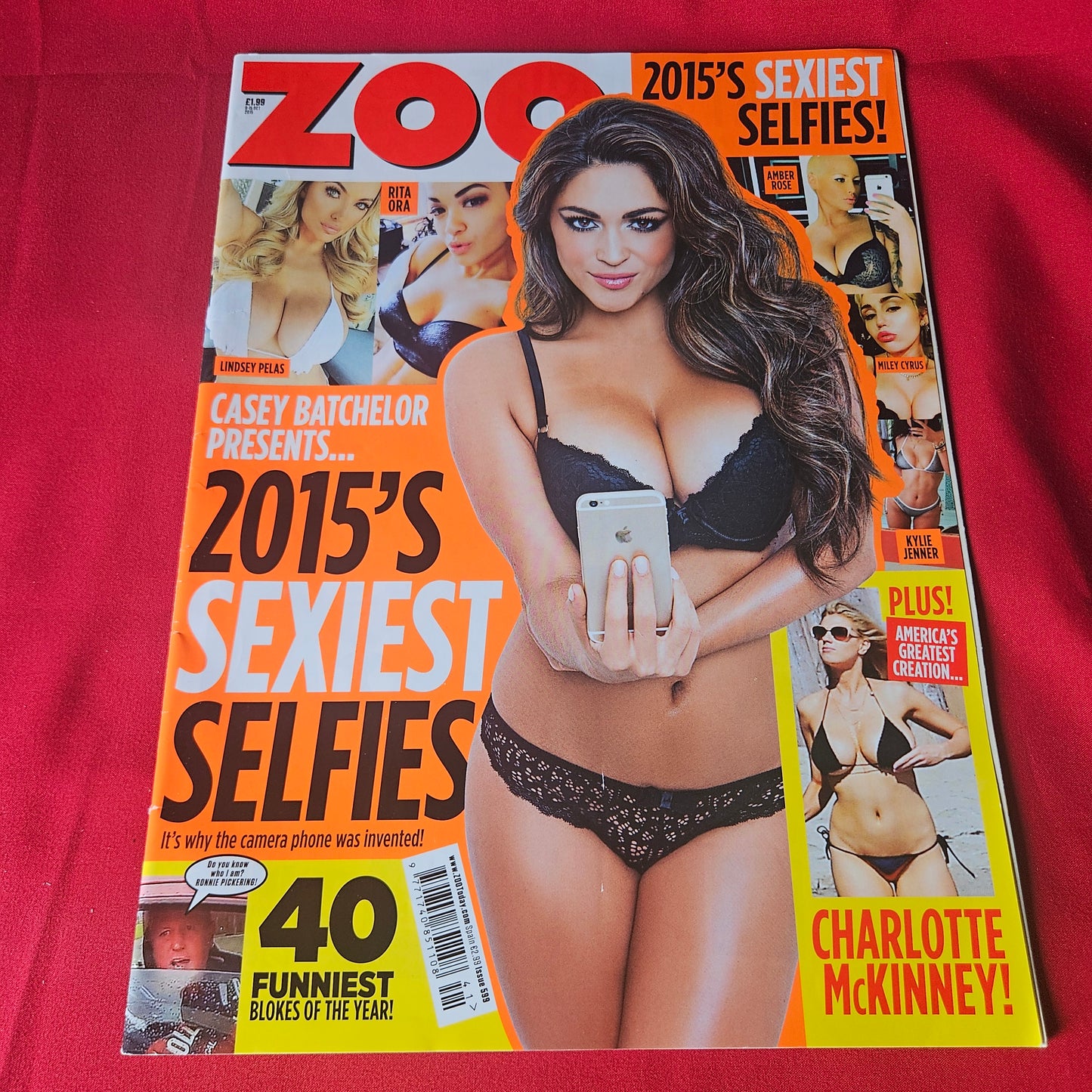 Zoo Magazine 9-15 October 2015 Casey Batchelor Lindsey Pelas Rita Ora Charlotte McKinney SKU 1481