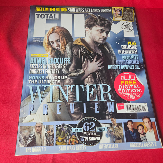 Total Film Magazine November 2014 Daniel Radcliffe Horns Interstellar Hobbit 3 SKU 1483