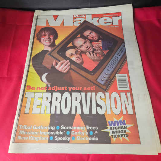 Melody Maker Magazine 6 July 1996 Terrorvision Super Furry Animals NP002
