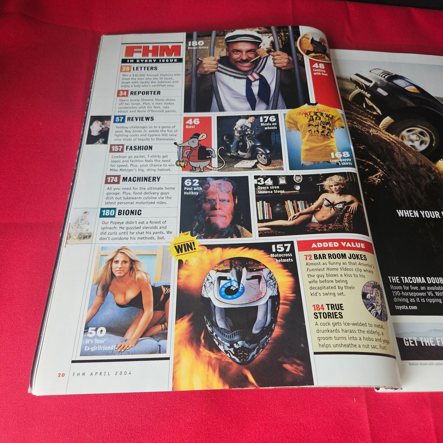 FHM US Magazine April 2004 POSTER Jamie-Lynn DiScala Rachel Reynolds The Sopranos SKU 1484