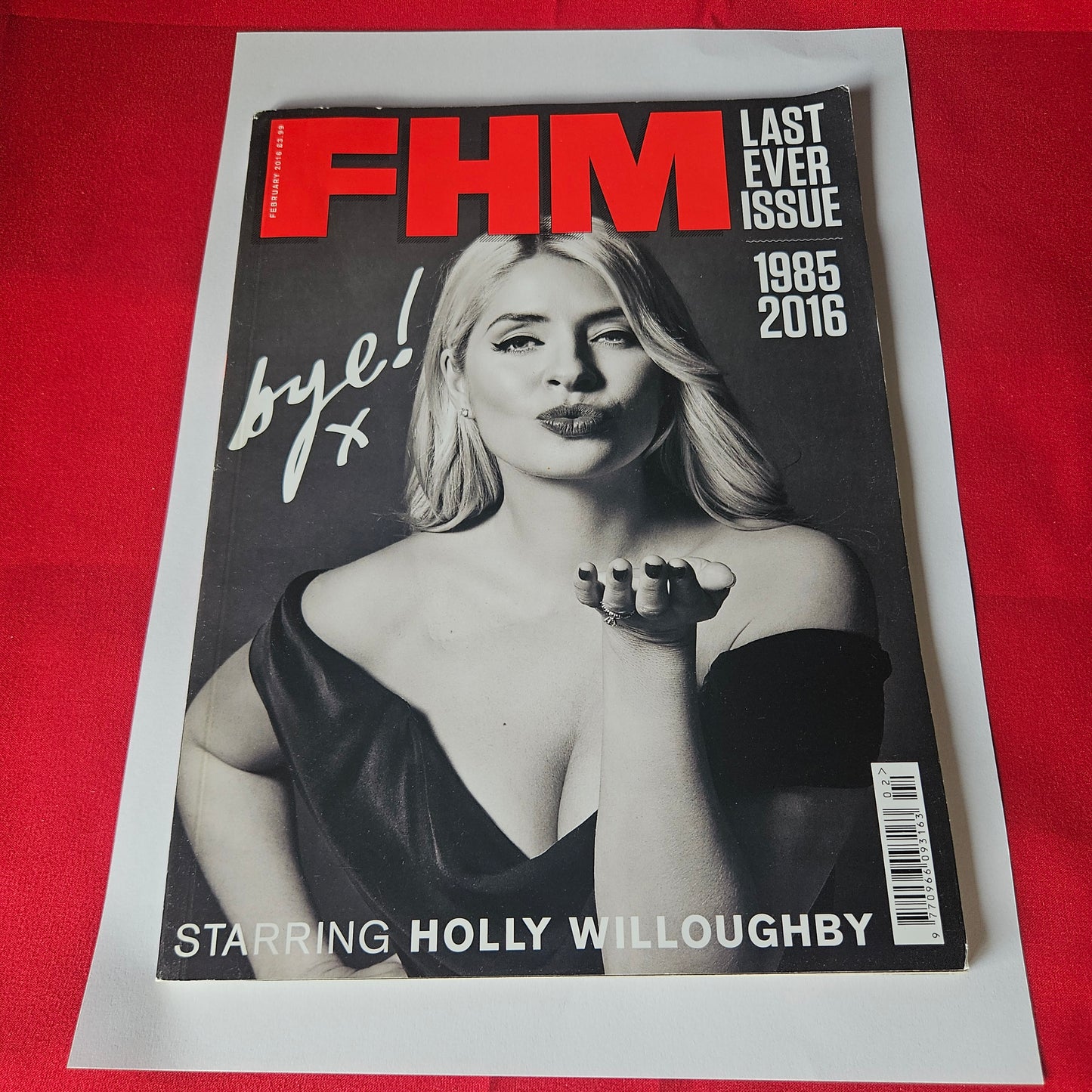 FHM Magazine February 2016 Holly Willoughby Last Ever Issue Rosie Mac SKU 1484
