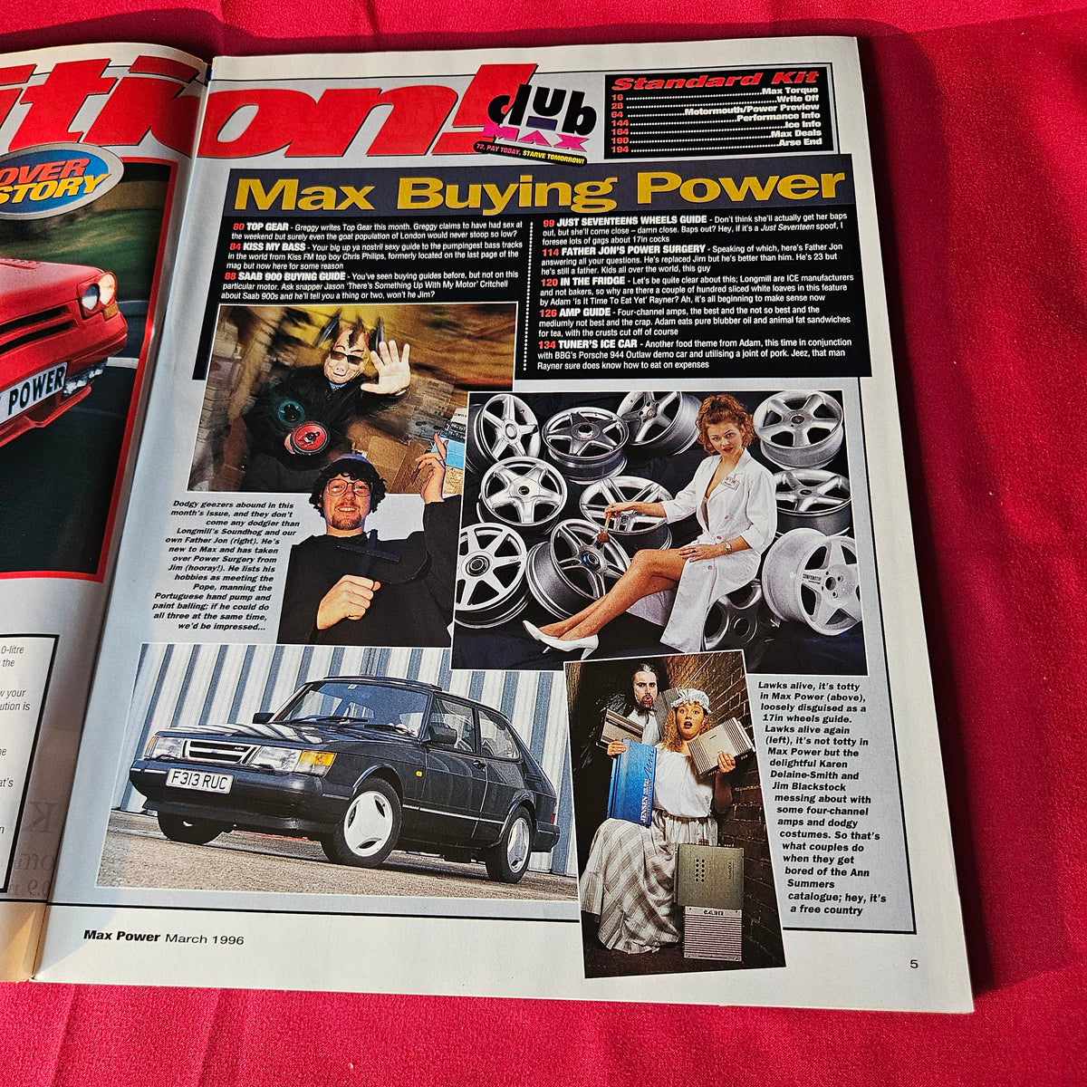 Max Power Magazine March 1996 Renault 5 GT Turbo Skyline GTR Golf GTI SKU 1486