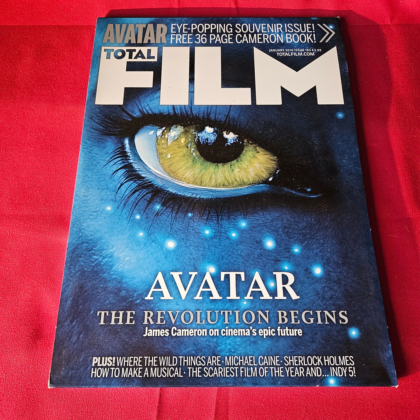 Total Film Magazine January 2010 Issue 162 Avatar James Cameron 36 Page Book SKU 1489