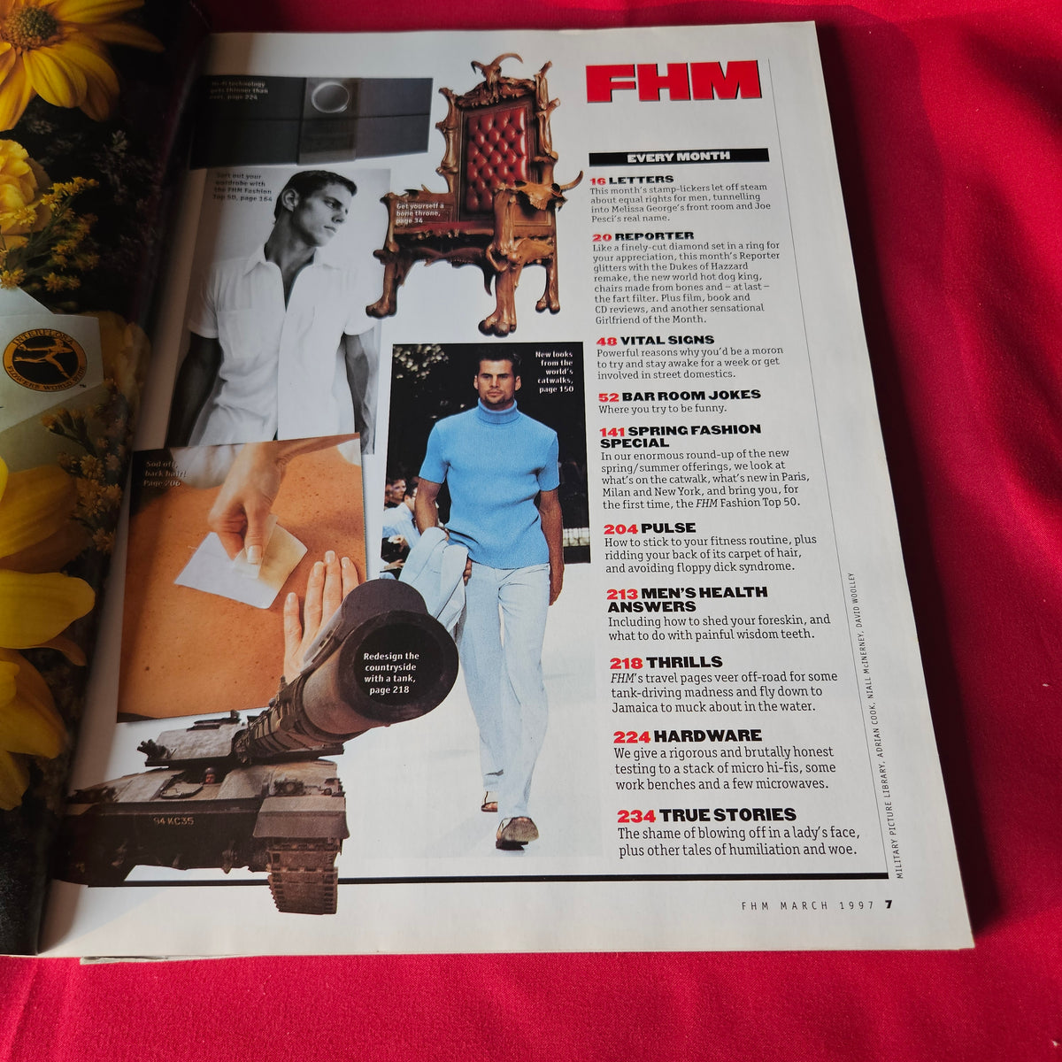 FHM Magazine March 1997 Issue 86 Cameron Diaz Kevin Bacon Spring Fashion SKU 1490