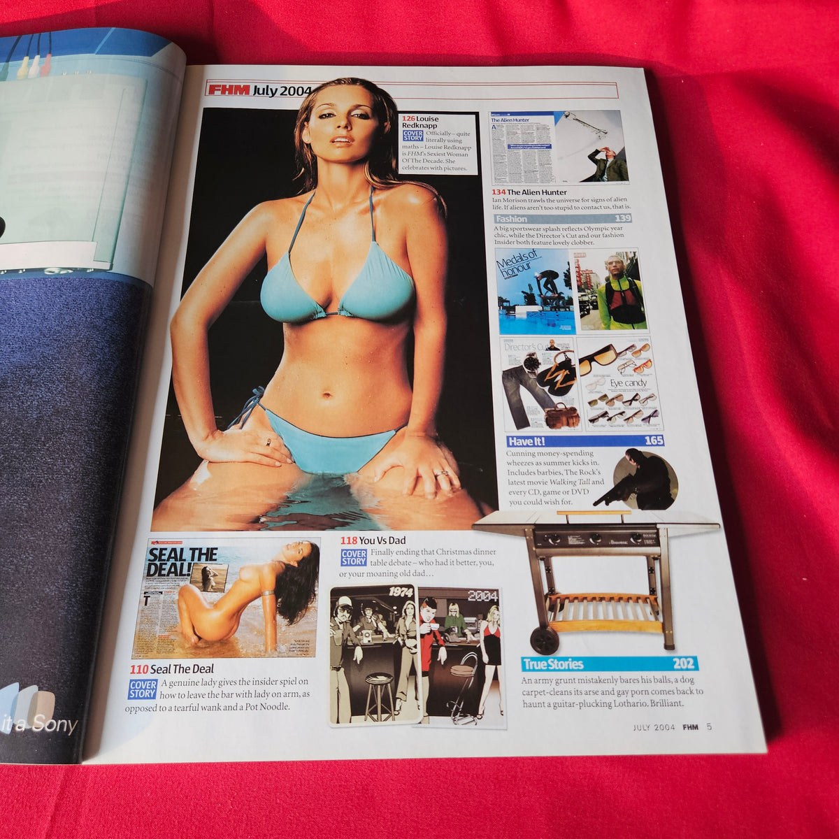 FHM Magazine July 2004 Louise Redknapp Big Brother Gran Turismo 4 SKU 1490