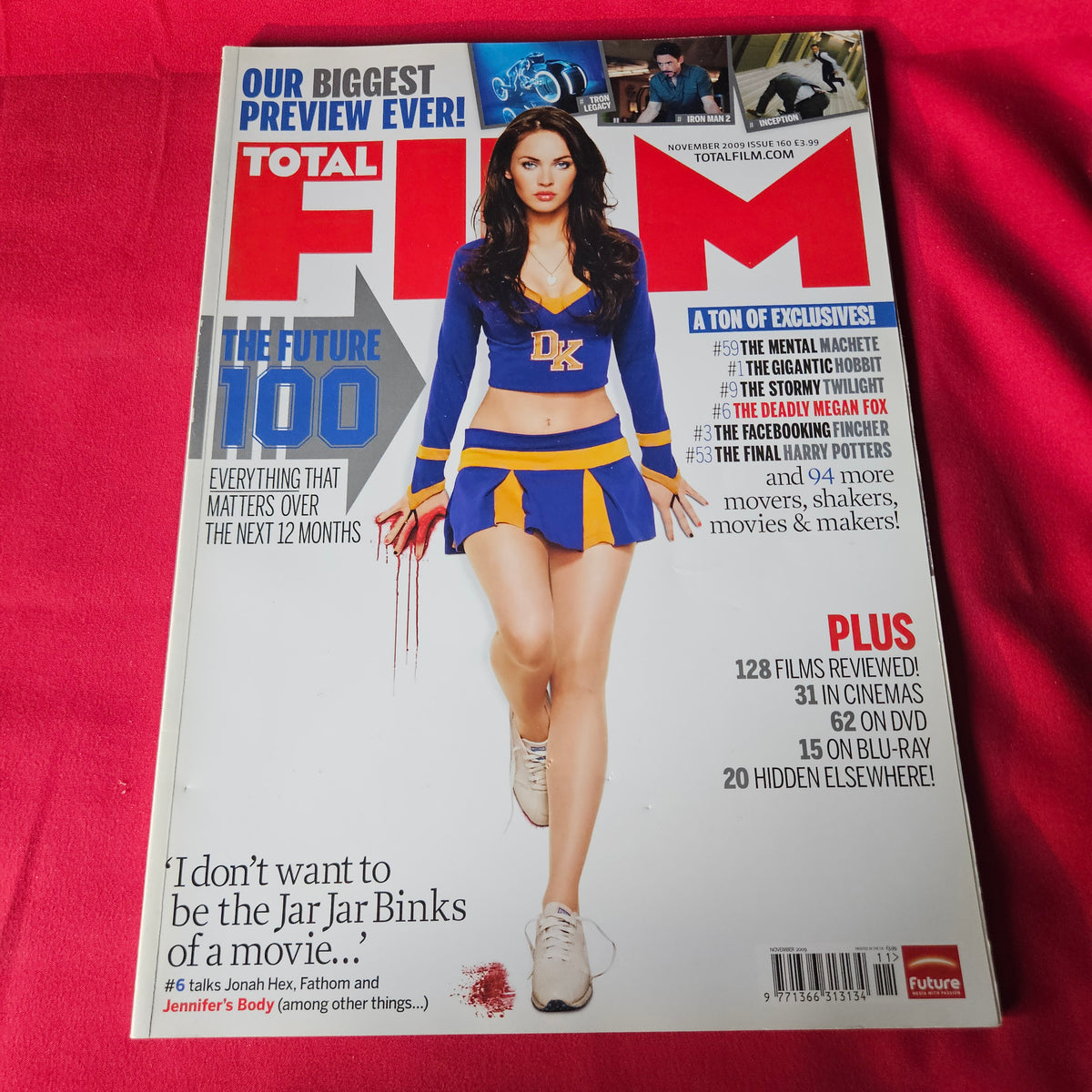 Total Film Magazine November 2009 Megan Fox Jennifer's Body Inception Iron Man 1491
